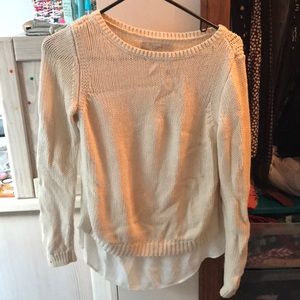 Loft cream sweater